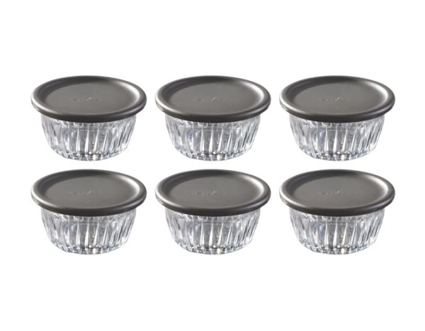 Pasabahce FREZYA 175 ml Schalen mit Deckel Rund 6er Set
