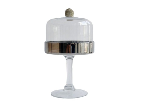 BRICARD Patisserie Silber Strass mit Deckel
