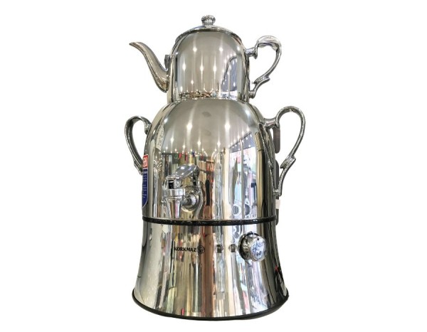 B-WARE Korkmaz A334 NOSTA Samowar 1,8 L + 4,0 L