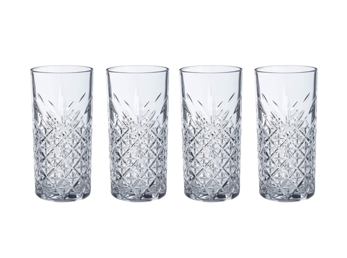 6 er Set Longdrink Glas „Timeless“ im Kristall-Design Pasabahce 52820  Gläser 