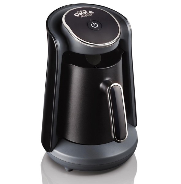 Arzum Okka MINIO Mokka-Maschine Schwarz-Chrom Silber