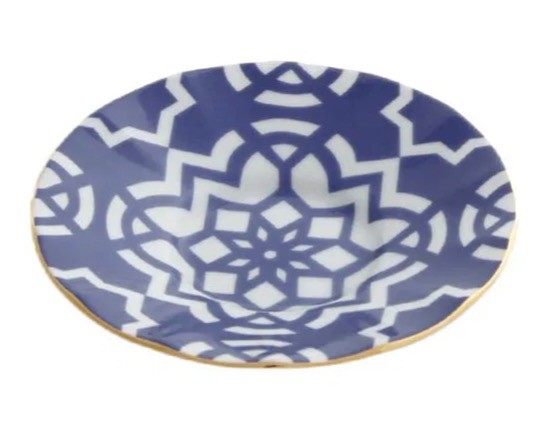 Porland MOROCCO Design7 Untersetzer für Teegläser BLAU 6er Set