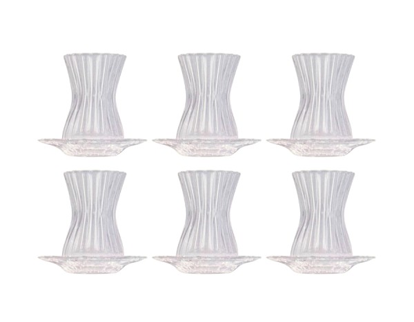 LIZA Türkische Teegläser Set 12-teilig 200 ml