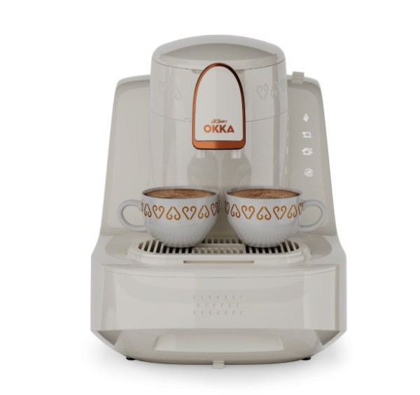 NEU - Arzum OKKA ELITE Türkische Kaffeemaschine Weiss-Kupfer
