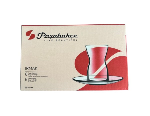 Pasabahce IRMAK Türkische Teegläser Set 125 ml 12-teilig