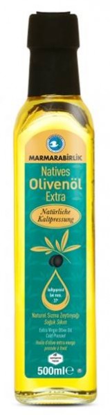 Marmarabirlik Natives Olivenöl Extra 500 ml Glasflasche