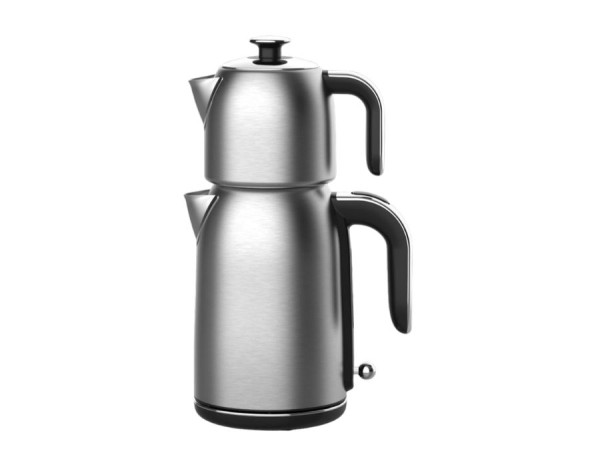 NEU - Mulex TEE EXPRESS Teekocher SILBER MATT Edelstahl 1L - 2L