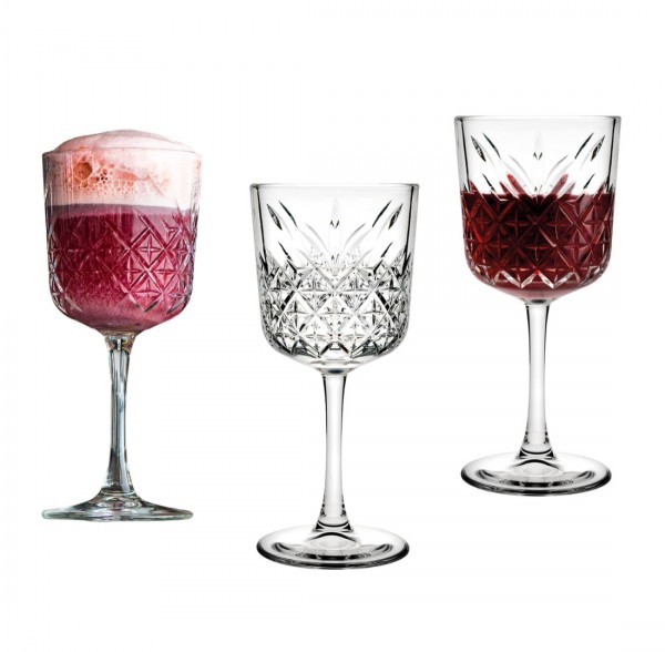 Pasabahce TIMELESS 440276 Rotweinglas Dessert-Glas 330 ml 4er Set