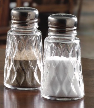 Pasabahce LEAFY Design Salz- und Pfefferstreuer 80232