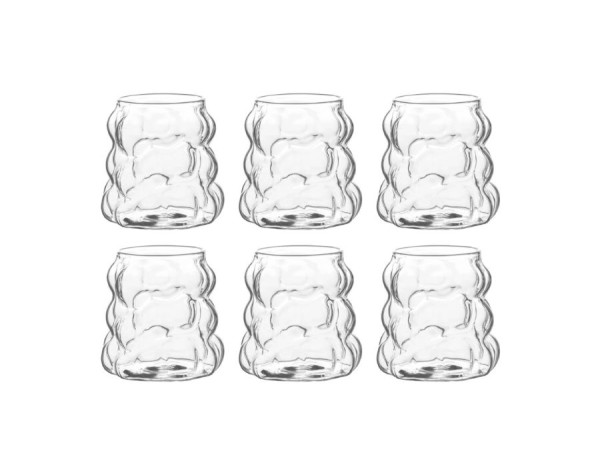 GRAPE Stylische Mini Gläser zum Kaffee 6er Set 70 ml