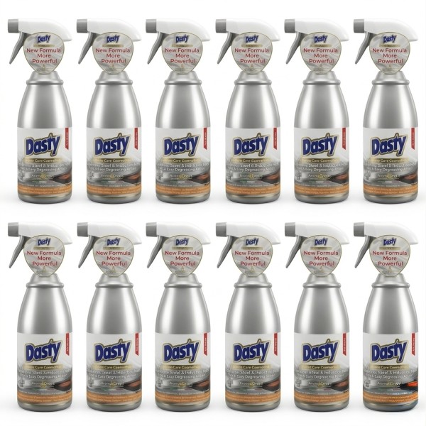 SPARPAKET DASTY Edelstahlreiniger Fettlöser 12 Stück 700ml