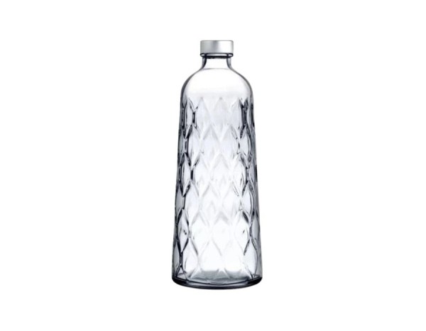 Pasabahce LEAFY Stylische Trinkflasche Ölflasche 1 Liter Glas