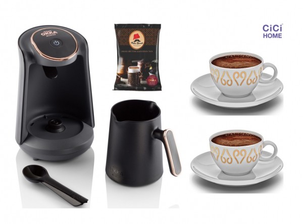 Arzum Okka MINIO Kupfer AKTIONSPAKET Kaffee Machine Mokkatassen Kaffee