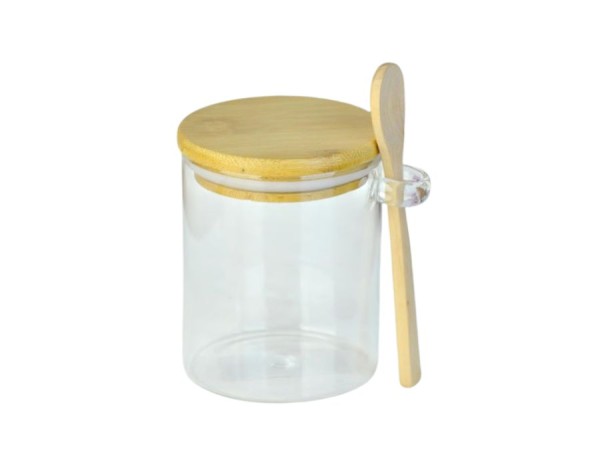 MOLINO Gewürzbehälter aus Glas mit BambusLöffel 300 ml