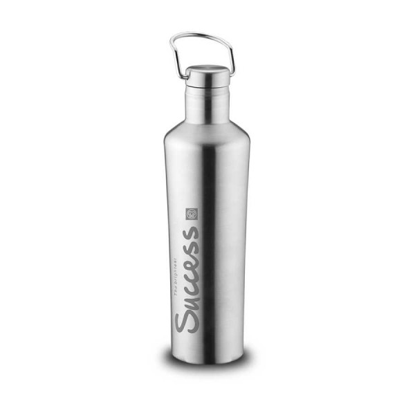 Korkmaz ESSENTIALS A699 Silber Isolierflasche Trinkflasche Edelstahl 500 ml