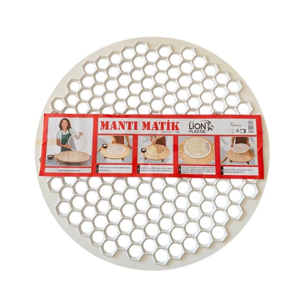 CiCi HOME Manti-Form Teigform für Türkische Tortellini - Runder Form