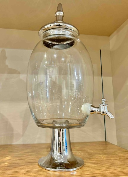 BRICARD XXL Getränkespender Sebil 5 Liter Silber Deckel