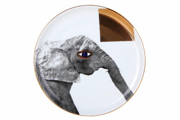 WILD LIFE Elefant Design Kuchenteller 20 cm Porland