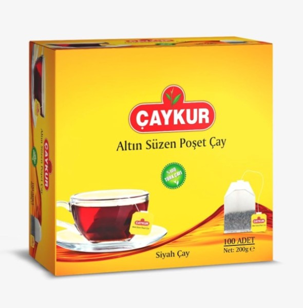 CAYKUR Türkischer Schwarzer als Beuteltee 100 Beutel SIYAH SÜZEN 200g