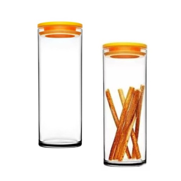 Pasabahce 43756 Breakfast Club 1 Liter Aufbewahrungsbehälter 2er Set