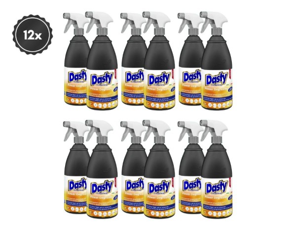 SPARPAKET DASTY POWER Fettlöser 12 Stück 1 Liter Entfetter